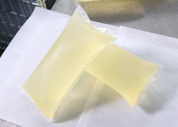 Hot Melt Psa Adhesive Glue Untuk PE Non Woven Lamination Sanitary Napkin Top Sheet 0