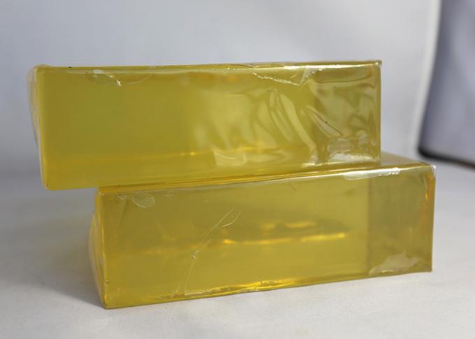 High Tack Industrial Paper Tape Hot Melt PSA Adhesive Glue dengan kuning muda dan ikatan yang baik 1