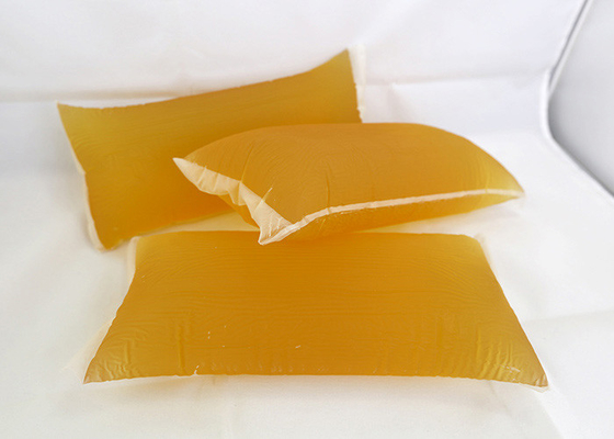 Solid Pillow Shape Hot Melt PSA Adhesive dengan creep resistance dan 95% Transparency