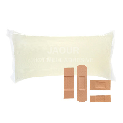 Kekuatan Ikatan Tinggi Ikatan Fisik 100% Solid Hot Melt Glue untuk Pita Medis