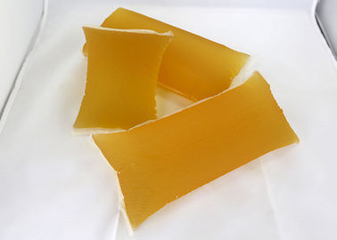 perekat transparan sensitif panas kuning terang meleleh untuk semua jenis label permanen